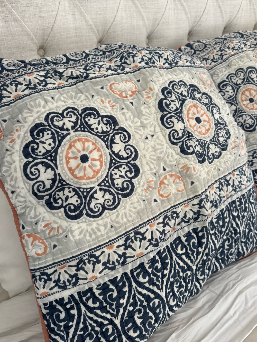West Elm Euro Shams (set of 3)